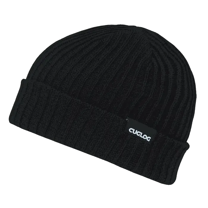 Cuglog K015 Orizaba Light Weight Beanie - Black - Black / One Size Fits Most