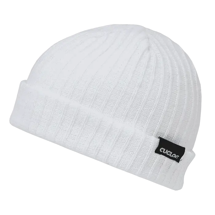 Cuglog K015 Orizaba Light Weight Beanie - White - White / One Size Fits Most