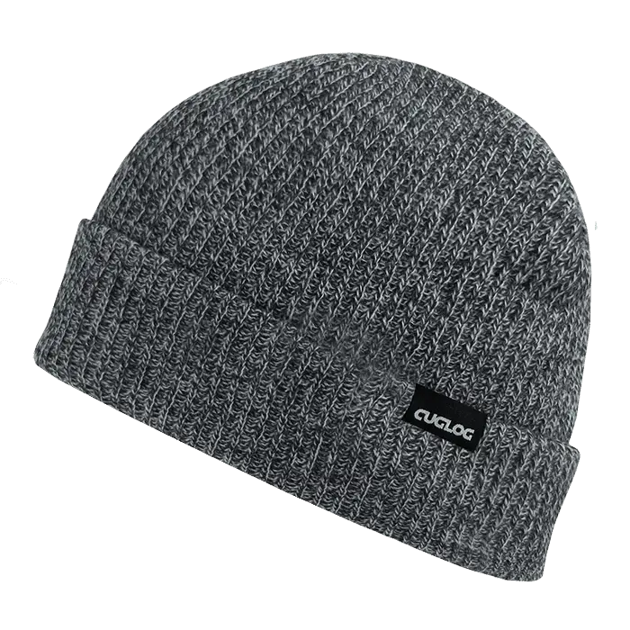 Cuglog K017 Halla Basic Cuff Beanie - Black White - Black White / One Size Fits Most