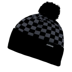 Cuglog K019 Changbai Checker Beanie - Gray Black - Gray Black / One Size Fits Most
