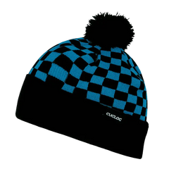 Cuglog K019 Changbai Checker Beanie - Teal Black - Teal Black / One Size Fits Most