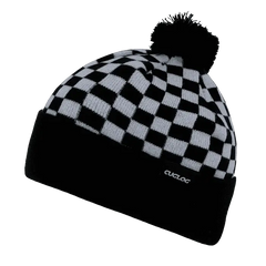Cuglog K019 Changbai Checker Beanie - White Black - White Black / One Size Fits Most