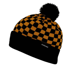 Cuglog K019 Changbai Checker Beanie - Yellow Black - Yellow Black / One Size Fits Most