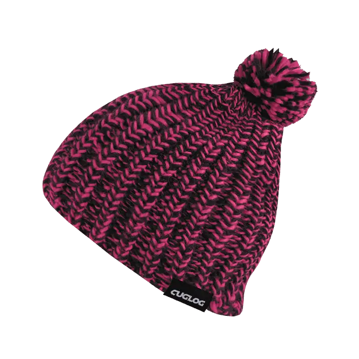 Cuglog K021 Hewitts Beanie - Black Hot Pink - Black Hot Pink / One Size Fits Most