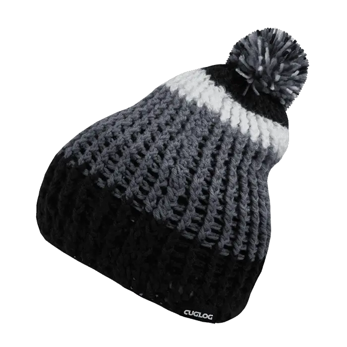 Cuglog K024 Matterhorn Beanie - Black Gray White - Black Gray / One Size Fits Most
