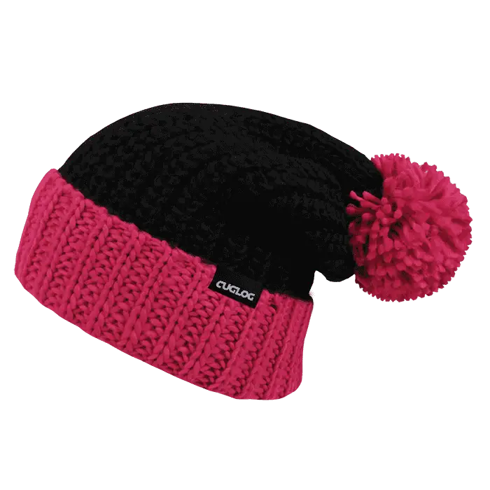 Cuglog K030 Rainier Beanie - Black Hot Pink - Black Hot Pink / One Size Fits Most