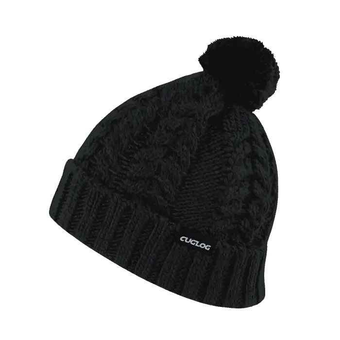 Cuglog K031 Vesuvius Beanie - Black - Black / One Size Fits Most