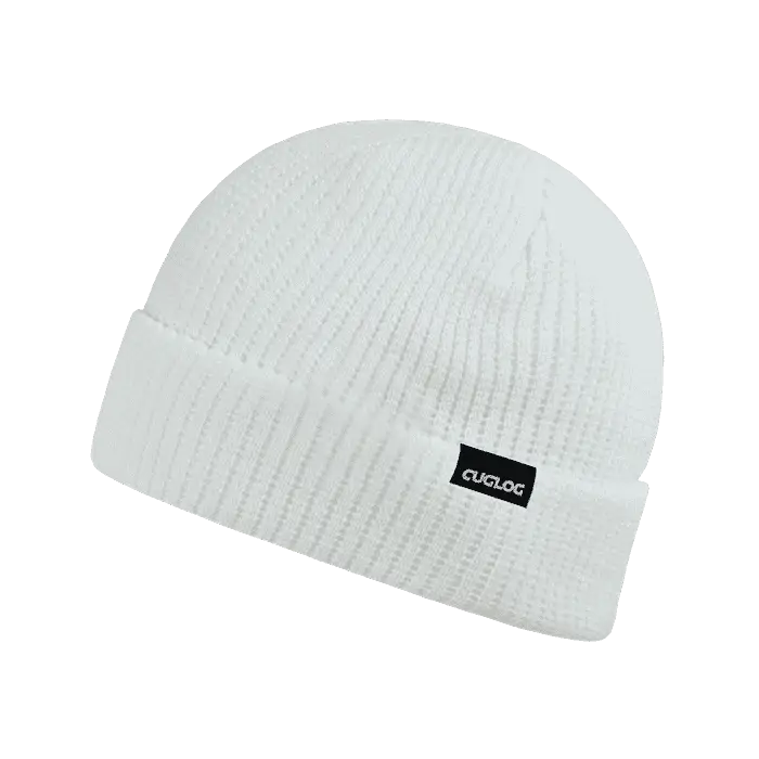Cuglog K041 Taranaki Beanie - White - White / One Size Fits Most