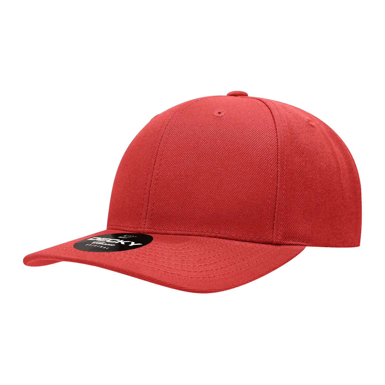 Decky 1015 Curved Bill Baseball Cap - Red - Red / One Size Fits Most