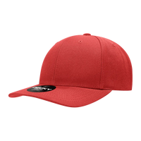 Decky 1015 Curved Bill Baseball Cap - Red - Red / One Size Fits Most