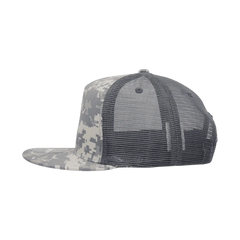 Decky 1040 Classic 5 Panel Cot. Trucker Cap - Army Digicam - Army Digicam / One Size Fits Most