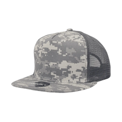 Decky 1040 Classic 5 Panel Cot. Trucker Cap - Army Digicam - Army Digicam / One Size Fits Most