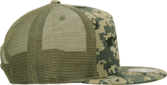 Decky 1040 Classic 5 Panel Cot. Trucker Cap - MCU Camo - MCU Camo / One Size Fits Most