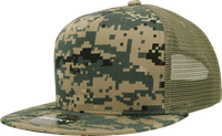 Decky 1040 Classic 5 Panel Cot. Trucker Cap - MCU Camo - MCU Camo / One Size Fits Most