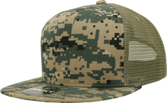 Decky 1040 Classic 5 Panel Cot. Trucker Cap - MCU Camo - MCU Camo / One Size Fits Most