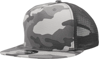 Decky 1040 Classic 5 Panel Cot. Trucker Cap - Urban Camo - Urban Camo / One Size Fits Most