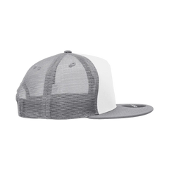 Decky 1040 Classic 5 Panel Trucker Cap - White Gray - White Gray / One Size Fits Most