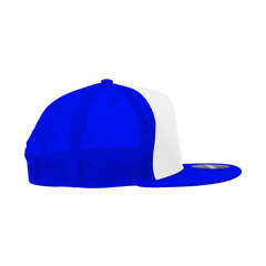 Decky 1040 Classic 5 Panel Trucker Cap - White Royal - White Royal / One Size Fits Most