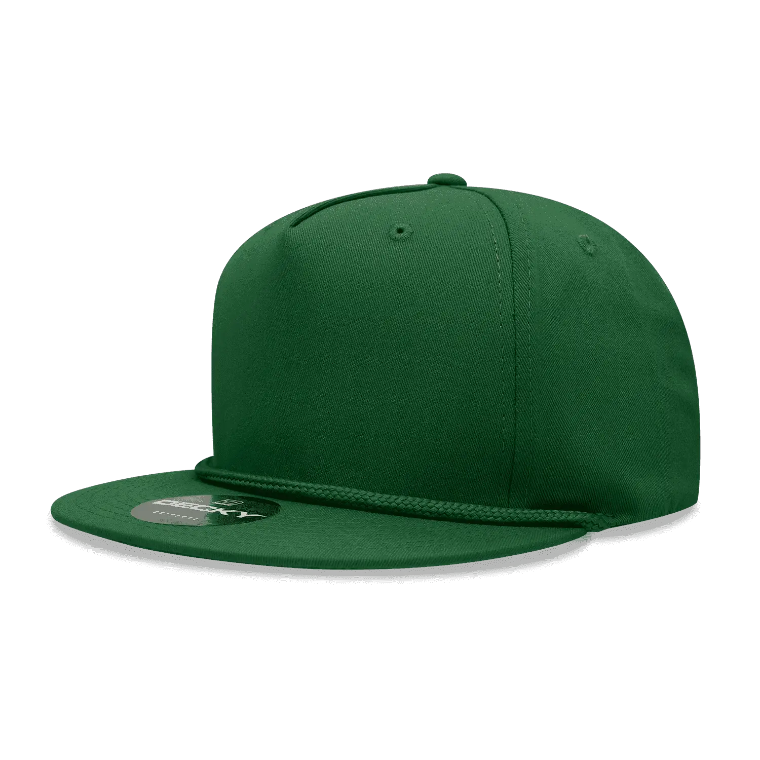 Decky 1041 Classic Flat Bill Golf Cap - Forest - Forest / One Size Fits Most