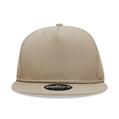 Decky 1041 Classic Flat Bill Golf Cap - Khaki - Khaki / One Size Fits Most