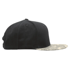 Decky 1047 Digital Camo Snapback Cap - Army Digicam Black - Army Digicam Black / One Size Fits Most