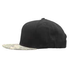 Decky 1047 Digital Camo Snapback Cap - Army Digicam Black - Army Digicam Black / One Size Fits Most