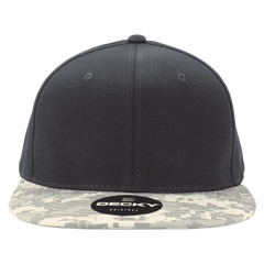 Decky 1047 Digital Camo Snapback Cap - Army Digicam Black - Army Digicam Black / One Size Fits Most