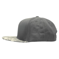 Decky 1047 Digital Camo Snapback Cap - Army Digicam Dark Gray - Army Digicam Dark Gray / One Size Fits Most
