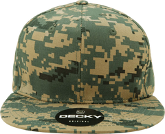 Decky 1047 Digital Camo Snapback Cap - MCU Camo - MCU Camo / One Size Fits Most