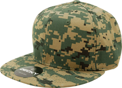 Decky 1047 Digital Camo Snapback Cap - MCU Camo - MCU Camo / One Size Fits Most