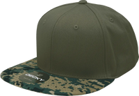 Decky 1047 Digital Camo Snapback Cap - MCU Camo Olive - MCU Camo Olive / One Size Fits Most
