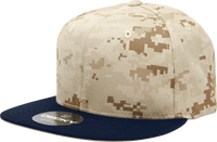 Decky 1047 Digital Camo Snapback Cap - Navy Desert Camo - Navy Desert Camo / One Size Fits Most