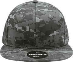 Decky 1047 Digital Camo Snapback Cap - NTG Camo - NTG Camo / One Size Fits Most