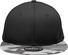 Decky 1047 Digital Camo Snapback Cap - Urban Camo Black - Urban Camo Black / One Size Fits Most