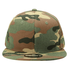 Decky 1047 Digital Camo Snapback Cap - Woodland Camo - Woodland Camo / One Size Fits Most