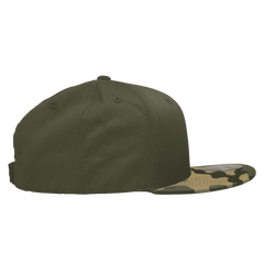 Decky 1047 Digital Camo Snapback Cap - Woodland Olive - Woodland Olive / One Size Fits Most
