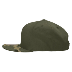 Decky 1047 Digital Camo Snapback Cap - Woodland Olive - Woodland Olive / One Size Fits Most