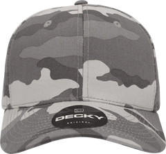 Decky 1048 Camo Curve Bill Baseball Cap Urban Camo Urban Camo / One Size Fits Most