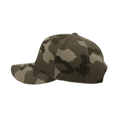 Decky 1048 Camo Curve Bill Baseball Cap - Woodland Camo - Woodland Camo / One Size Fits Most