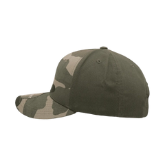 Decky 1048 Camo Curve Bill Baseball Cap Woodland Olive Woodland Olive / One Size Fits Most