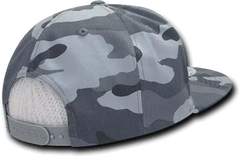 Decky 1049 Camo Cotton Snapback Cap - Urban Camo - Urban Camo / One Size Fits Most