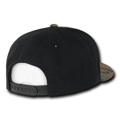 Decky 1049 Camo Cotton Snapback Cap - Woodland Camo Woodland Camo Black - Muti-Color / One Size Fits Most