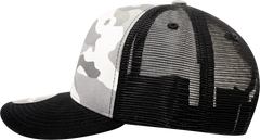 Decky 1054 Cotton Curve Billl Trucker Cap - Black Urban Camo Black - Black Urban Camo Black / One Size Fits Most