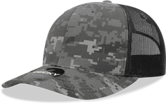 Decky 1054 Cotton Curve Billl Trucker Cap - NTG Camo - NTG Camo / One Size Fits Most