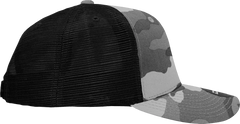 Decky 1054 Cotton Curve Billl Trucker Cap - Urban Camo Black - Urban Camo Black / One Size Fits Most
