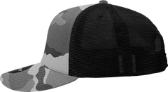 Decky 1054 Cotton Curve Billl Trucker Cap - Urban Camo Black - Urban Camo Black / One Size Fits Most