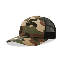 Decky 1054 Cotton Curve Billl Trucker Cap - Woodland Camo Black - Muti-Color / One Size Fits Most