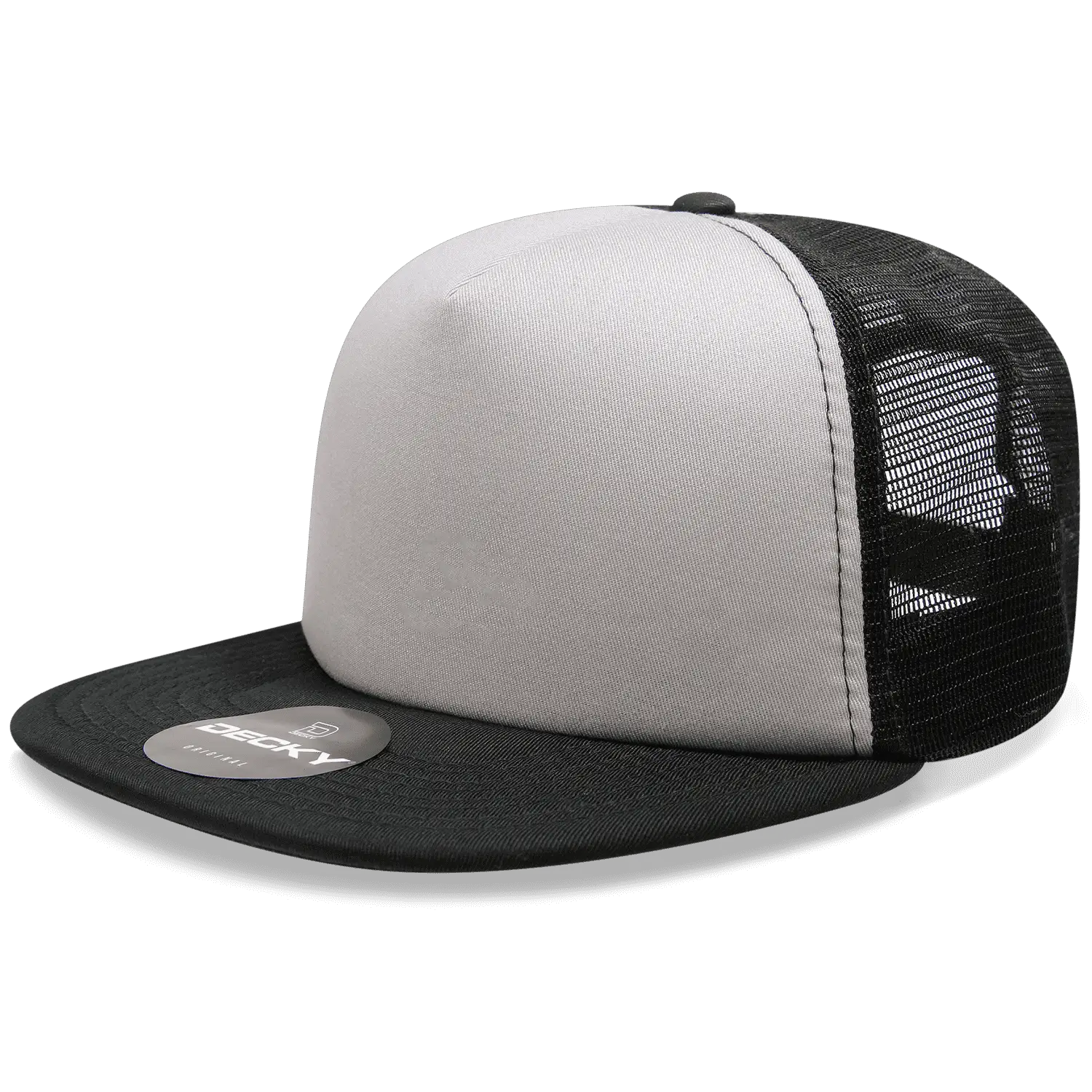 Decky 1080 Heavy Duty Foam Trucker Cap - Gray Black - Gray Black / One Size Fits Most