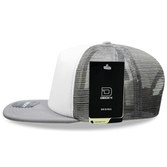 Decky 1080 Heavy Duty Foam Trucker Cap White Gray White Gray / One Size Fits Most