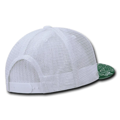 Decky 1083 Bandanna Trucker Cap - White Kelly - White Kelly / One Size Fits Most